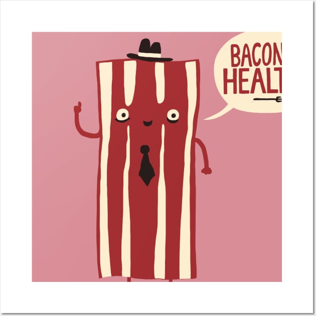 BaCON Man Wall Art by Pixelmania